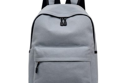 High quality canvas backpack for school students (6)
