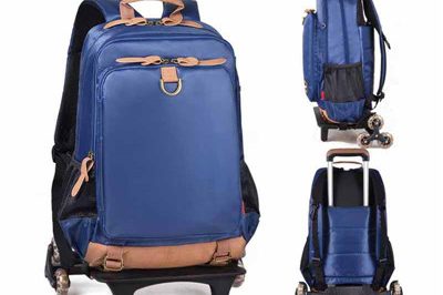 High quality school bag trolley backpack hot sale (3)