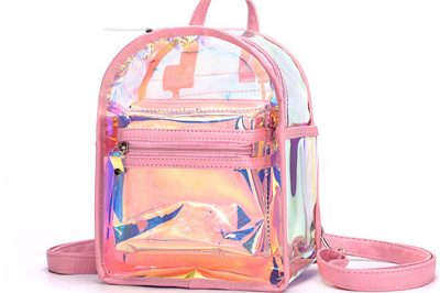 Laser waterproof transparent jelly pvc clear mini backpacks (6)
