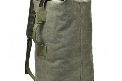 Outdoor large capacity travel canvas men backpack (2)