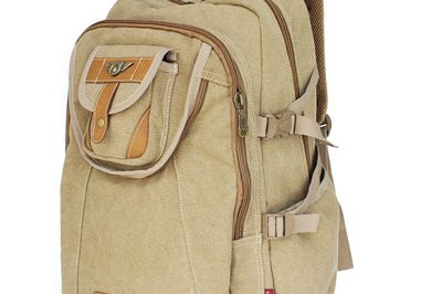 Outdoor vintage design canvas hiking backpack (4)