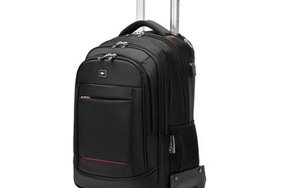 Universal wheel multifunctional trolley backpack (2)