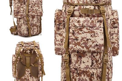 Waterproof camping hiking backpack with camo (4)