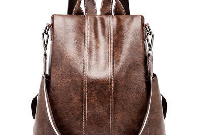 Waterproof fashion anti theft leather backpack (9)