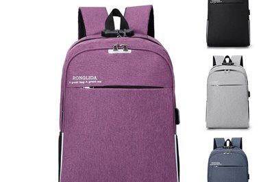 Wholesale business nylon anti theft laptop backpack (1)