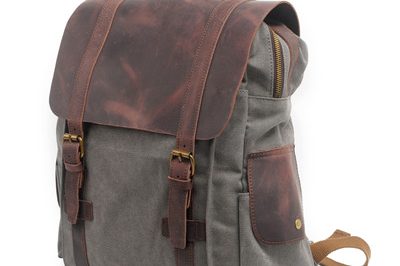 Wholesale high quality retro travel canvas backpack (2)