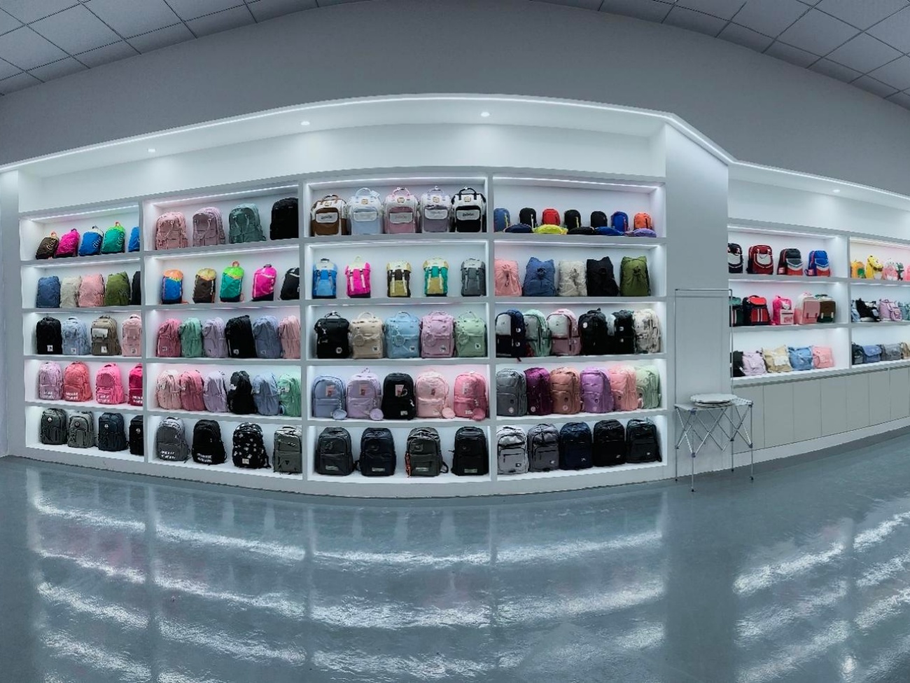 Backpack Product Collection Showroom