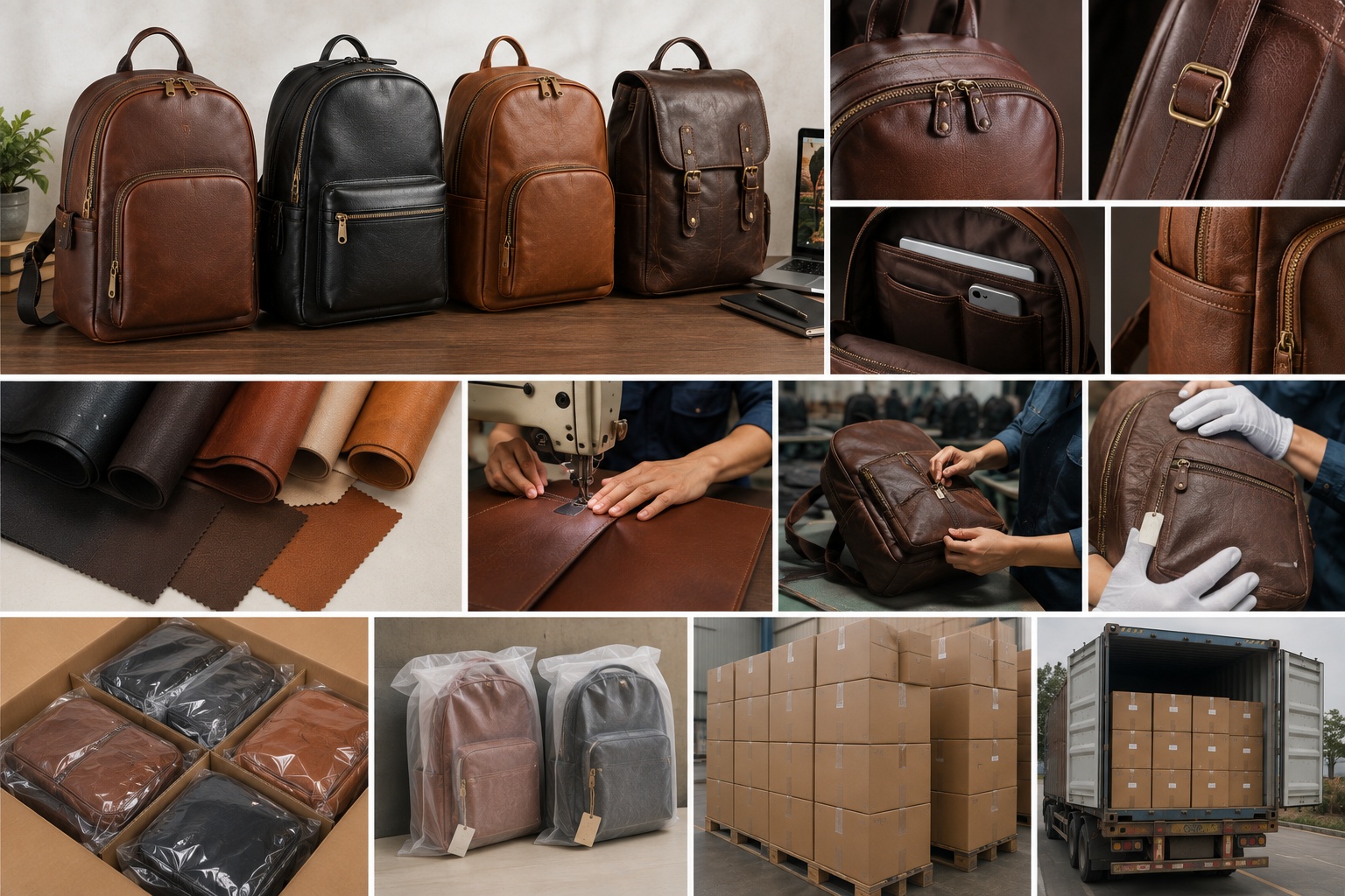 Leather Backpack